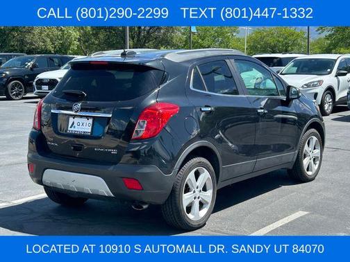 Carbon Black Metallic 2016 Buick Encore Leather
