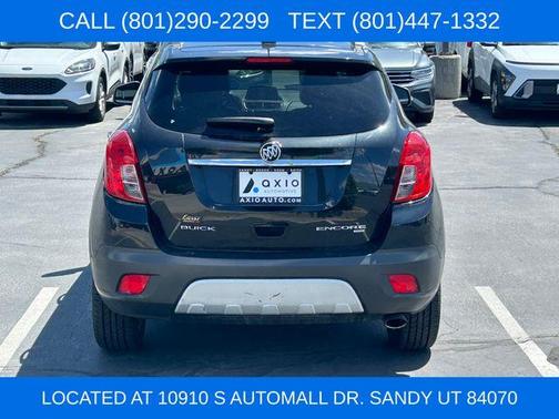 Carbon Black Metallic 2016 Buick Encore Leather