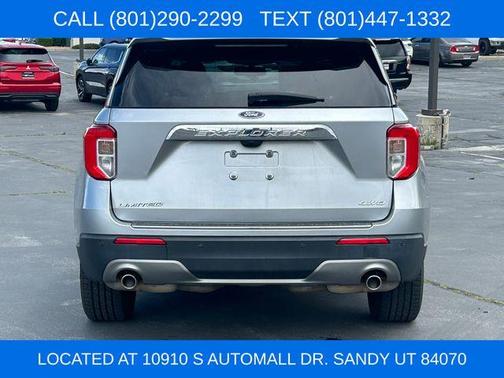 Silver Metallic 2022 Ford Explorer Limited