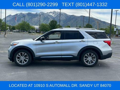 Silver Metallic 2022 Ford Explorer Limited