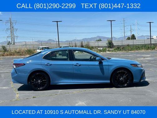 Blue 2023 Toyota Camry XSE