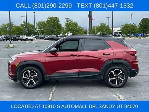 Crimson Metallic 2022 Chevrolet Trailblazer RS
