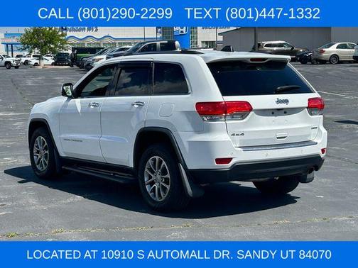 Bright White Clearcoat 2015 Jeep Grand Cherokee Limited
