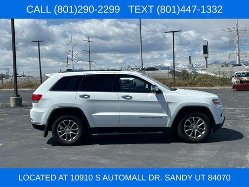 Bright White Clearcoat 2015 Jeep Grand Cherokee Limited