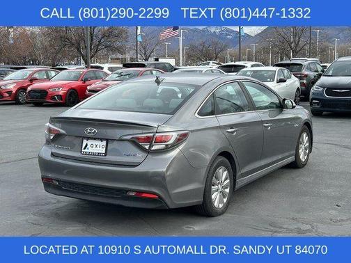 Metropolis Gray 2017 Hyundai SONATA Hybrid SE