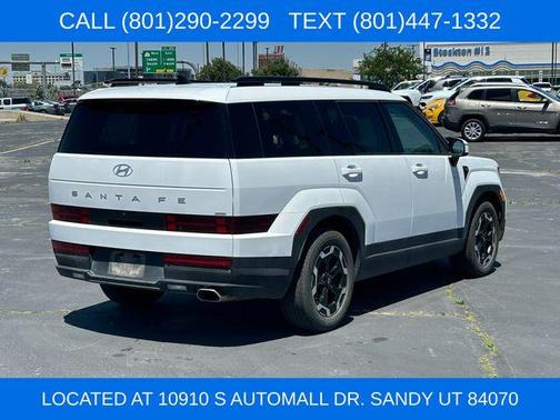 White 2025 Hyundai SANTA FE SEL