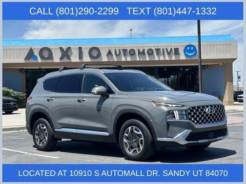 Hampton Gray 2023 Hyundai SANTA FE HEV Blue