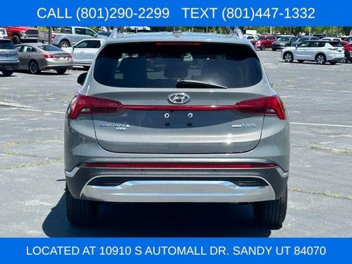 Hampton Gray 2023 Hyundai SANTA FE HEV Blue