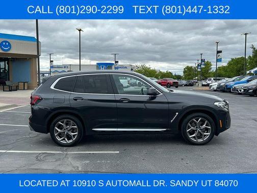 Dark Graphite Metallic 2022 BMW X3 xDrive30i