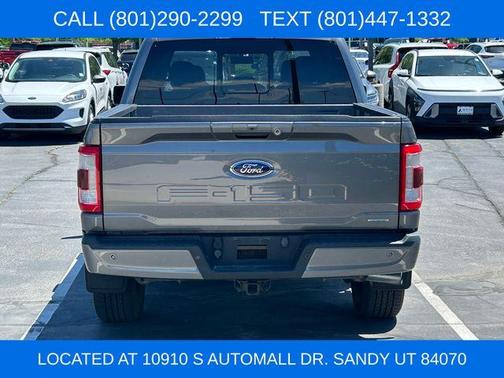 Gray 2021 Ford F-150 Lariat