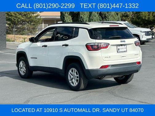 White Clearcoat 2018 Jeep Compass Sport