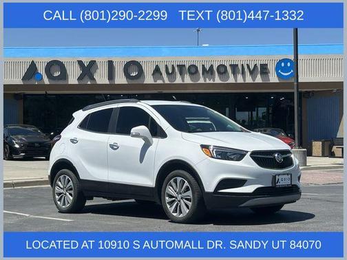 Summit White 2018 Buick Encore Preferred