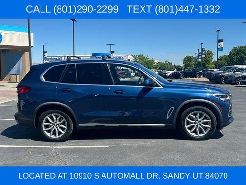 Blue Metallic 2020 BMW X5 xDrive40i