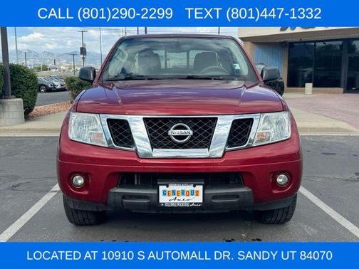 Red 2020 Nissan Frontier SV