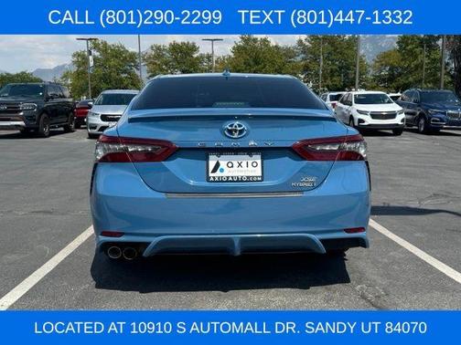 Blue 2024 Toyota Camry Hybrid XSE
