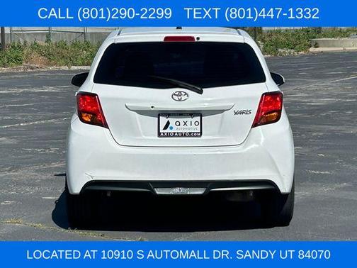 Super White 2017 Toyota Yaris L