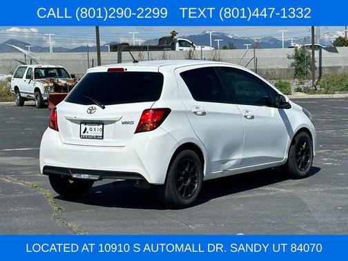Super White 2017 Toyota Yaris L