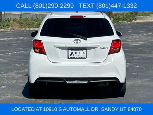 Super White 2017 Toyota Yaris L