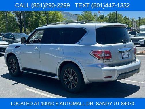 Brilliant Silver Metallic 2019 Nissan Armada Platinum