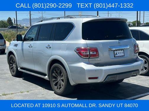 Brilliant Silver Metallic 2019 Nissan Armada Platinum