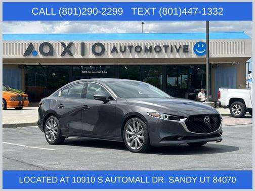 Machine Gray Metallic 2021 Mazda Mazda3 AWD w/Premium Package Sedan