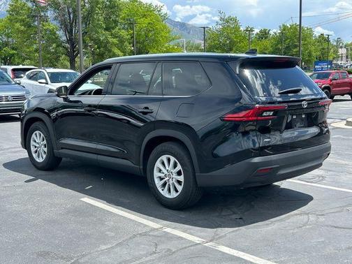 Midnight Black Metallic 2025 Toyota Grand Highlander XLE