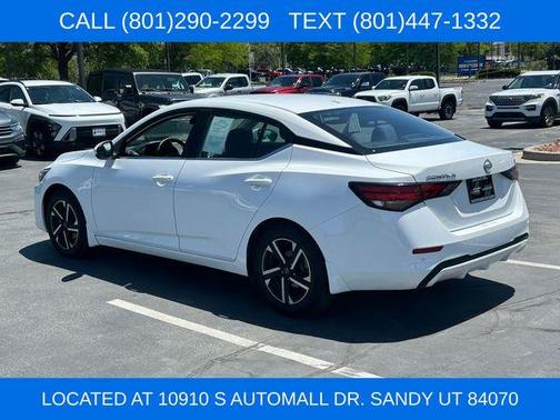 Cloud White 2024 Nissan Sentra SV