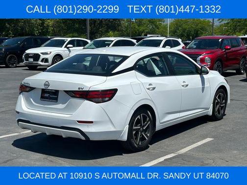 Cloud White 2024 Nissan Sentra SV