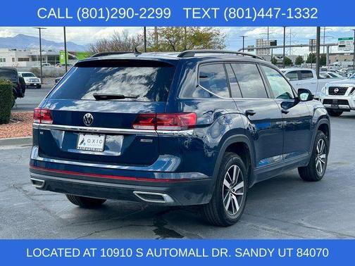 Tourmaline Blue Metallic 2022 Volkswagen Atlas 2.0T SE