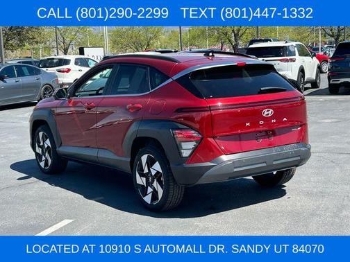 Red Metallic 2024 Hyundai KONA Limited