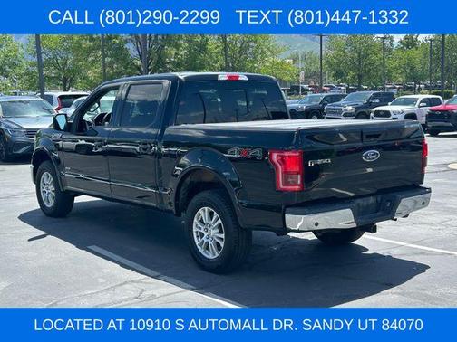 Shadow Black 2016 Ford F-150 Lariat