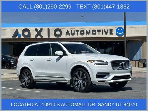 White 2020 Volvo XC90 Hybrid T8 Inscription 7 Passenger