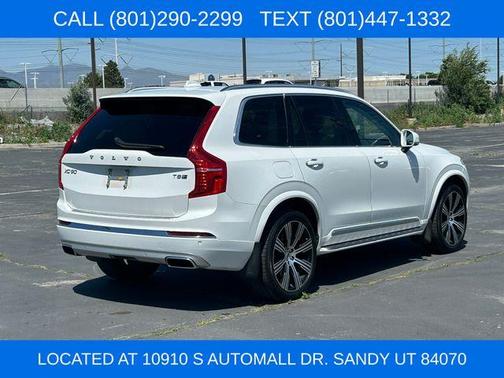 White 2020 Volvo XC90 Hybrid T8 Inscription 7 Passenger