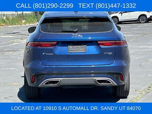 Bluefire Blue 2023 Jaguar F-PACE R-Dynamic S
