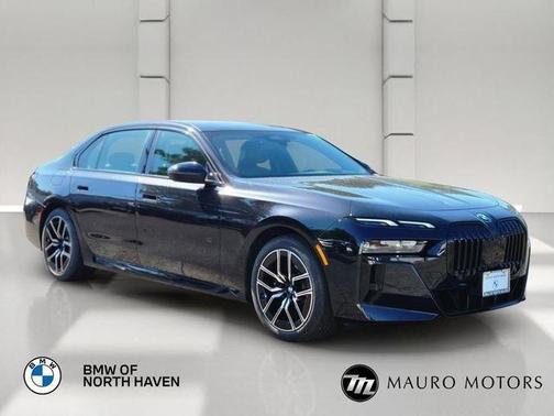 Black 2024 BMW 740 i xDrive