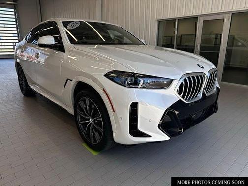 White 2024 BMW X6 xDrive40i