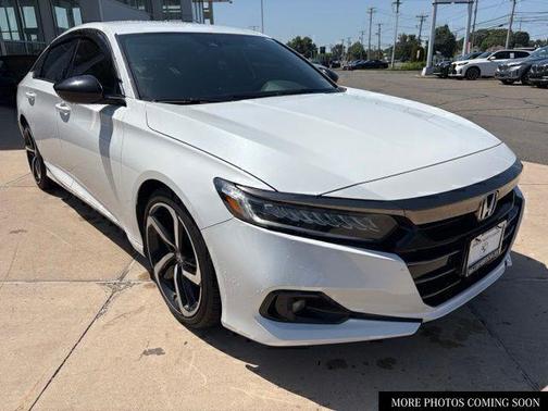 White 2022 Honda Accord Sport 1.5T