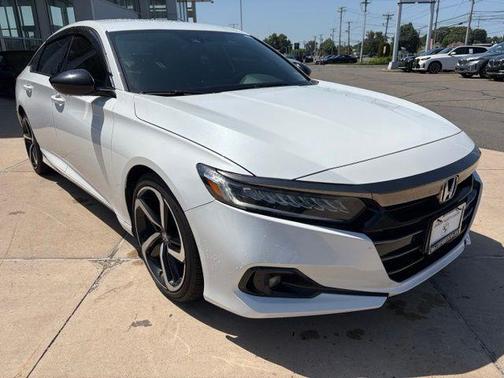 White 2022 Honda Accord Sport 1.5T