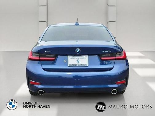Blue 2022 BMW 330 i xDrive