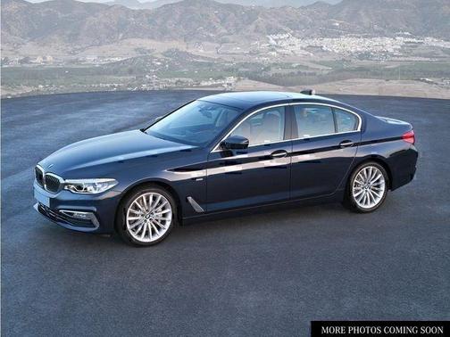 Blue 2018 BMW 540 i xDrive