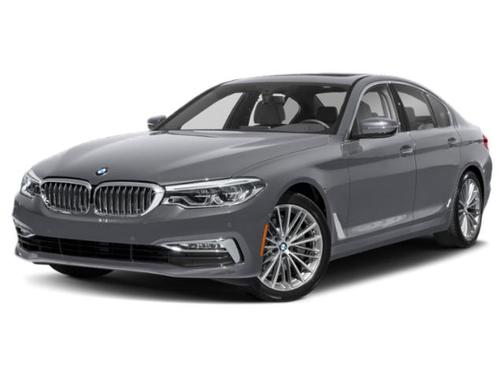 Blue 2018 BMW 540 i xDrive