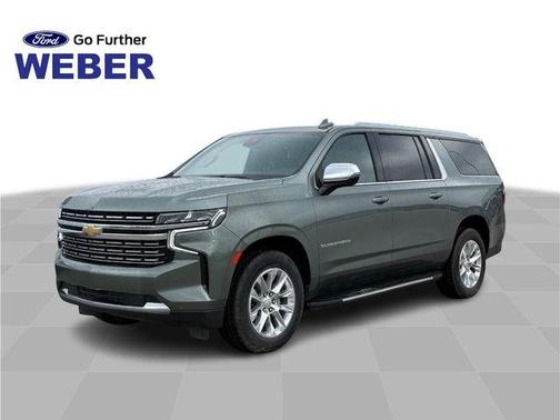 Silver Sage Metallic 2023 Chevrolet Suburban Premier