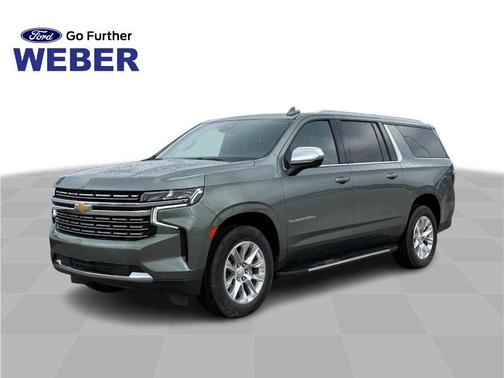 Silver Sage Metallic 2023 Chevrolet Suburban Premier