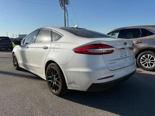 White Platinum Clearcoat Metallic 2020 Ford Fusion SEL