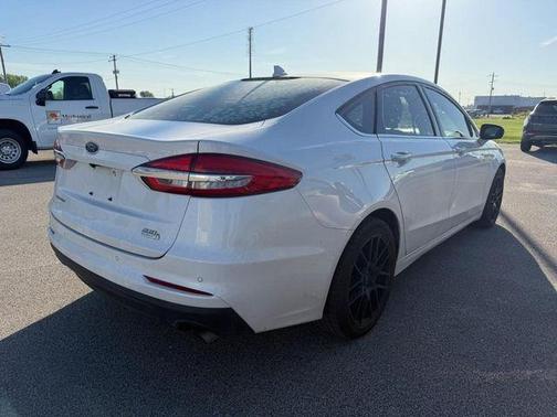 White Platinum Clearcoat Metallic 2020 Ford Fusion SEL