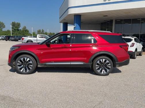 Rapid Red Metallic Tinted Clearcoat 2026 Ford Explorer Platinum