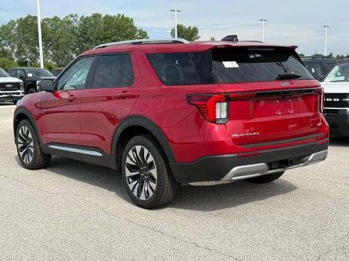 Rapid Red Metallic Tinted Clearcoat 2026 Ford Explorer Platinum