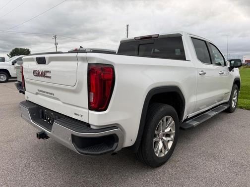 White Frost Tri-Coat 2019 GMC Sierra 1500 SLT