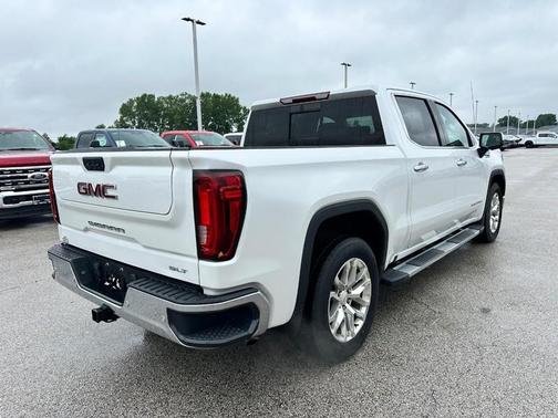 White Frost Tri-Coat 2019 GMC Sierra 1500 SLT