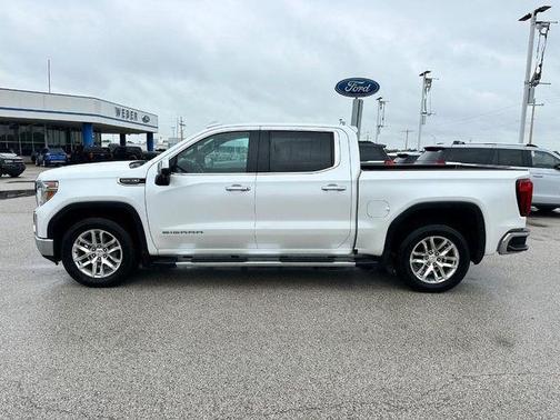 White Frost Tri-Coat 2019 GMC Sierra 1500 SLT